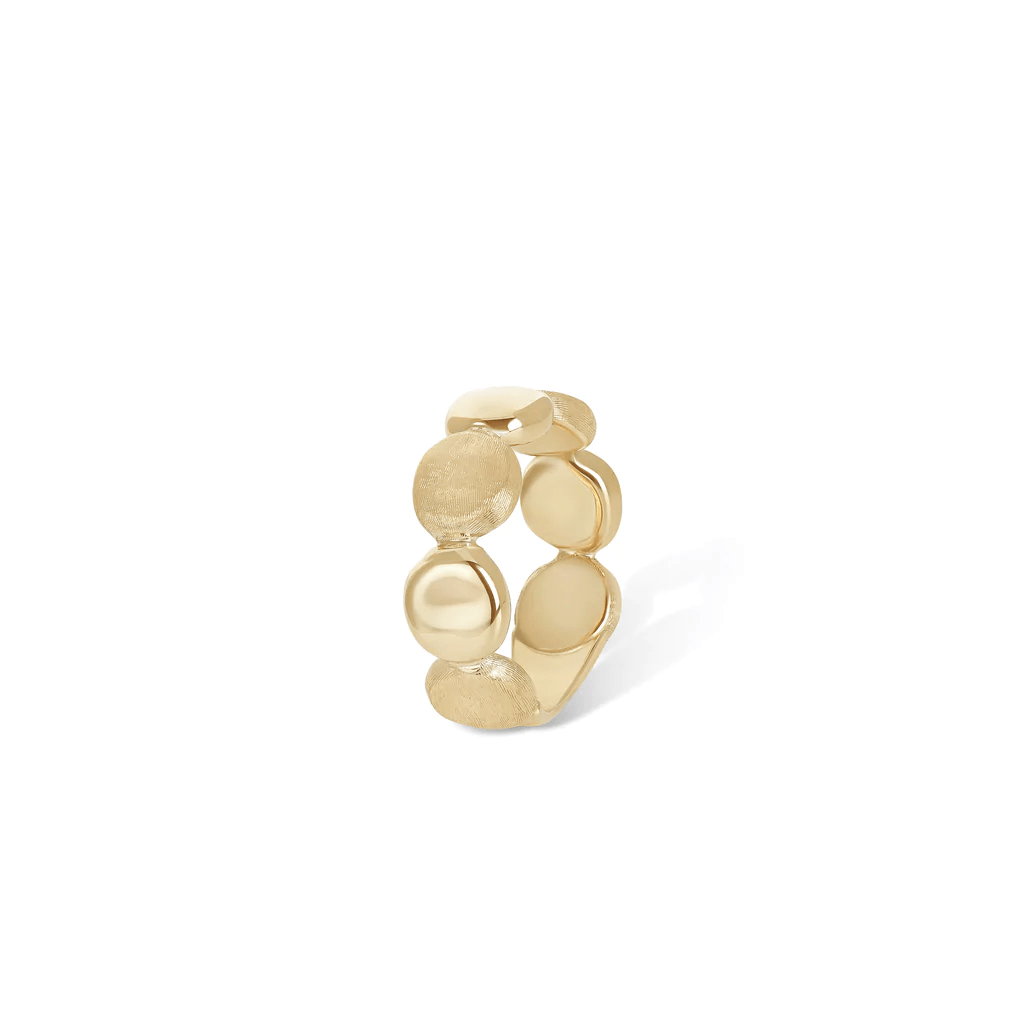 Jaipur 18K Yellow Gold Round Disc Ring, 18k yellow gold, Long's Jewelers