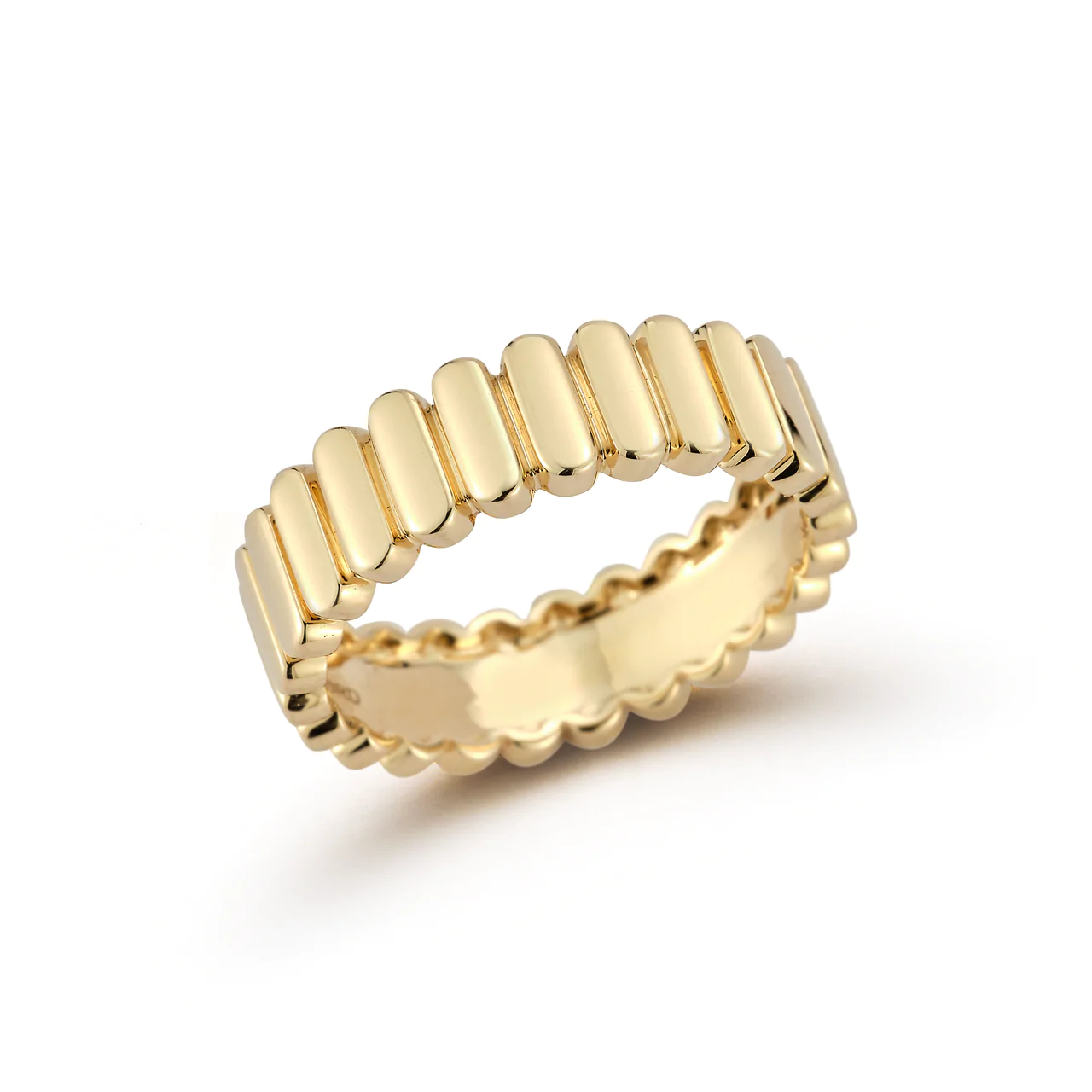 14K Yellow Gold Vertical Bar Ring, 14k yellow gold, Long's Jewelers