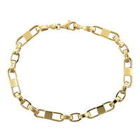 14K Yellow Gold Mariner Link Bracelet