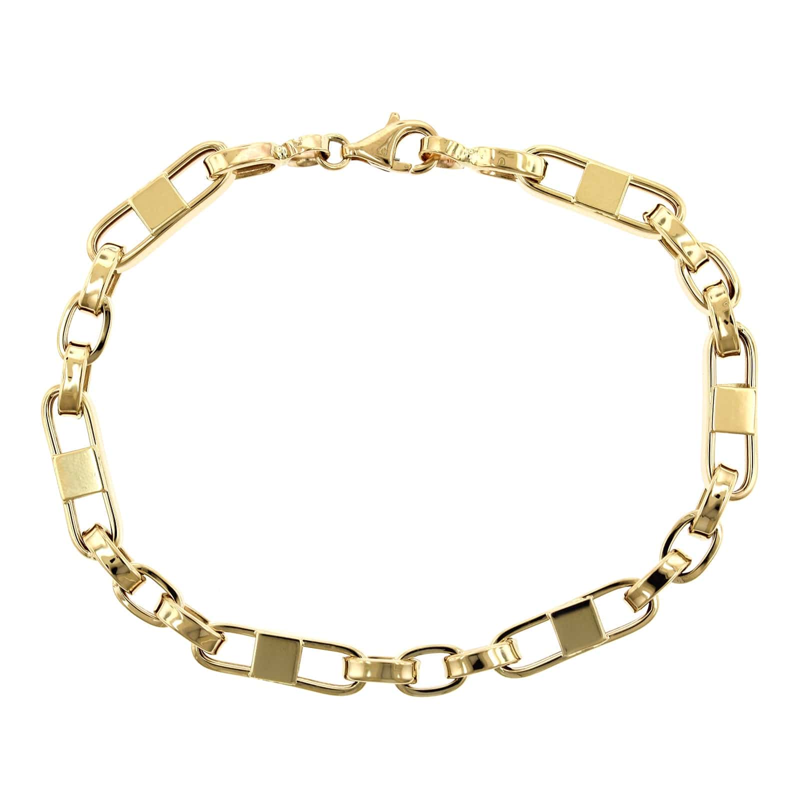 14K Yellow Gold Mariner Link Bracelet