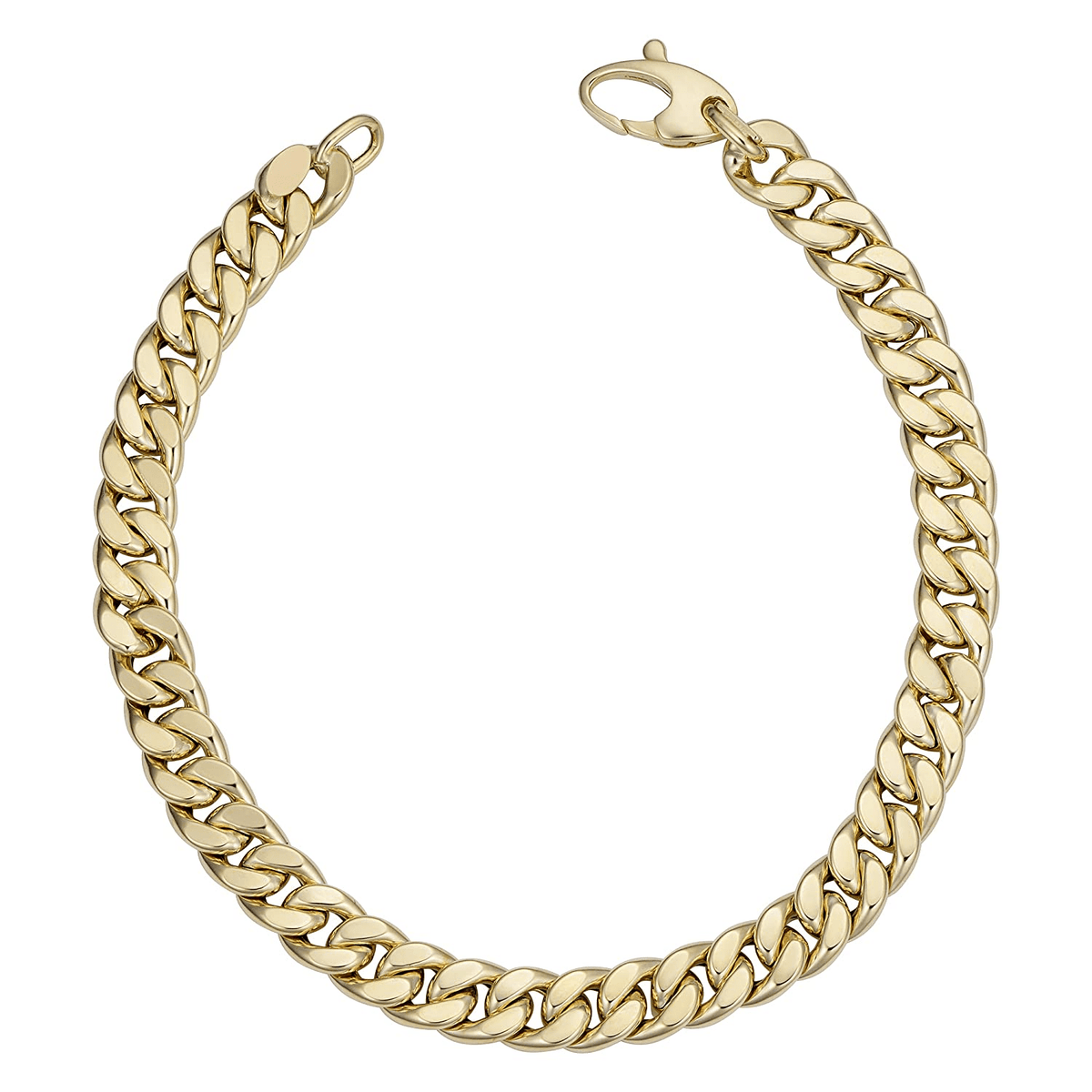 14K Yellow Gold Curb Link Bracelet