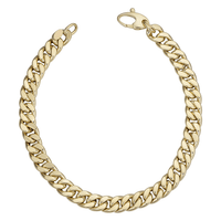 14K Yellow Gold Curb Link Bracelet