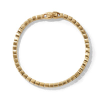 Spiritual Beads Cushion Bracelet with 18K Yellow Gold