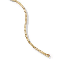 Spiritual Beads Cushion Bracelet with 18K Yellow Gold