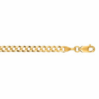 14K Yellow Gold Curb Chain
