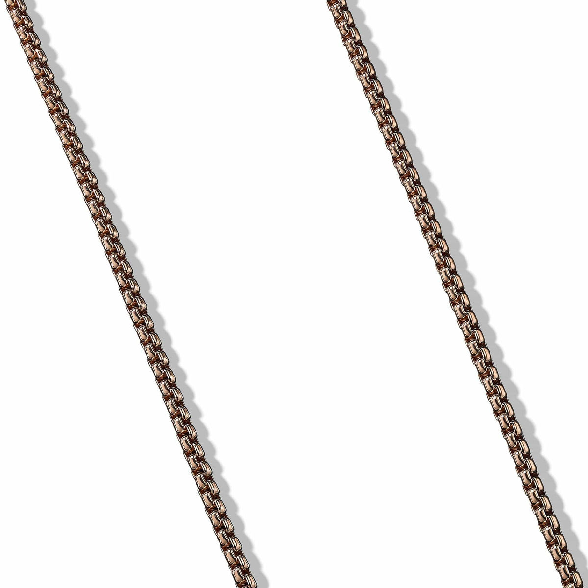 Box Chain Necklace in 18K Yellow Gold, 2.7mm