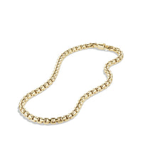 Box Chain Necklace in 18K Yellow Gold, 7.5mm