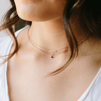 14K Yellow Gold Bezel Set Garnet Pendant, 14k yellow gold, Long's Jewelers