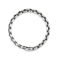 Elongated Box Chain Bracelet, 6mm