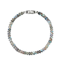 Faceted Bead Bracelet with Labradorite