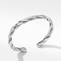 Narrow Twisted Cable Cuff Bracelet