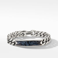 Curb Chain ID Bracelet with Pietersite
