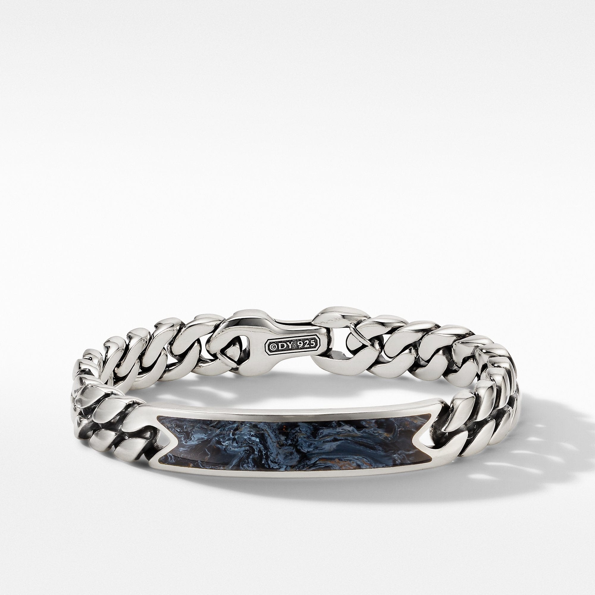 Curb Chain ID Bracelet with Pietersite