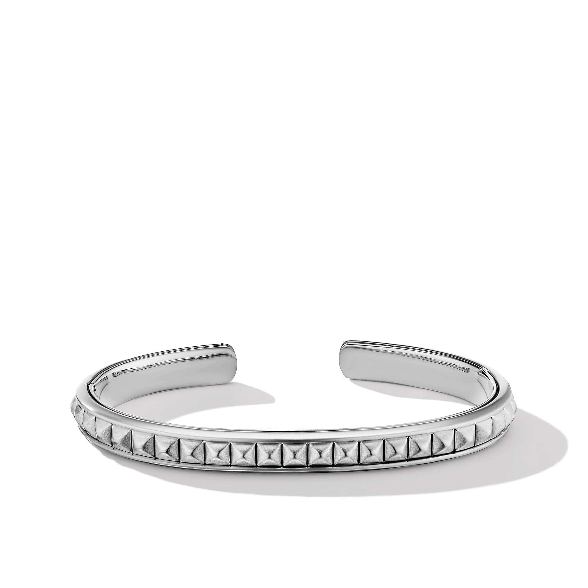 Pyramid Cuff Bracelet, Sterling Silver, Long's Jewelers