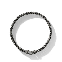 Woven Box Chain Bracelet in Black, Long's Jewelers