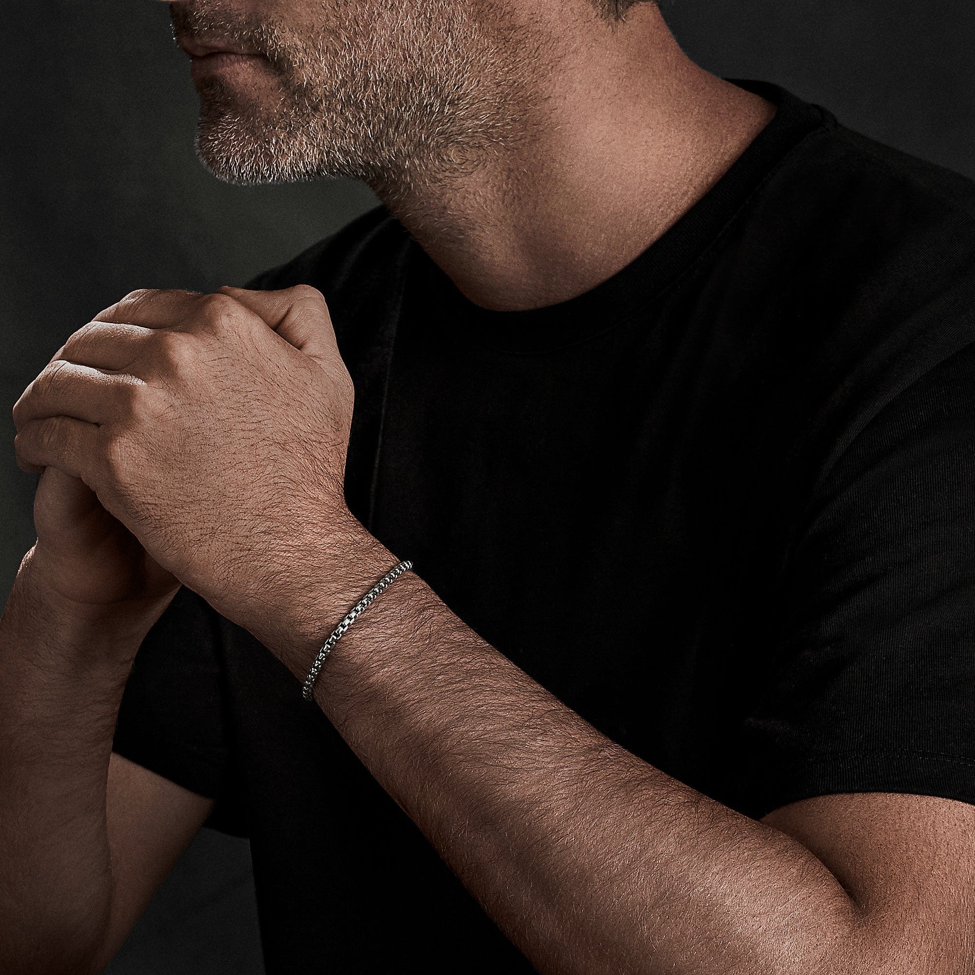 Medium Box Chain Bracelet, Long's Jewelers