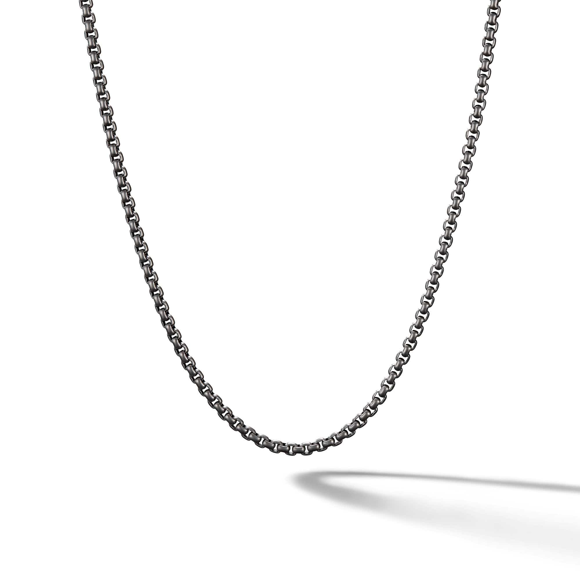 Small Box Chain Necklace, Long's Jewelers