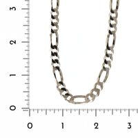 Sterling Silver Figaro Chain Necklace