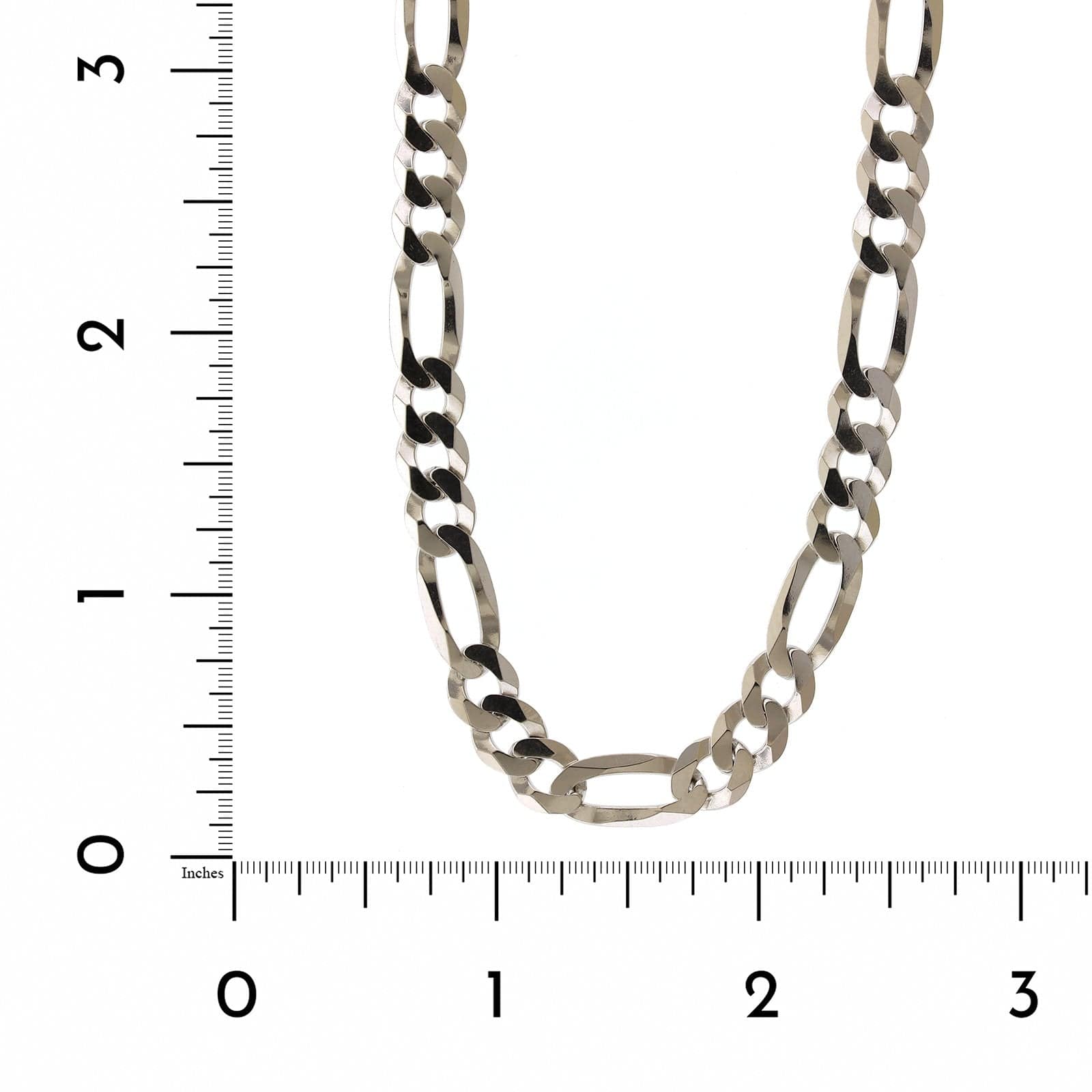 Sterling Silver Figaro Chain Necklace
