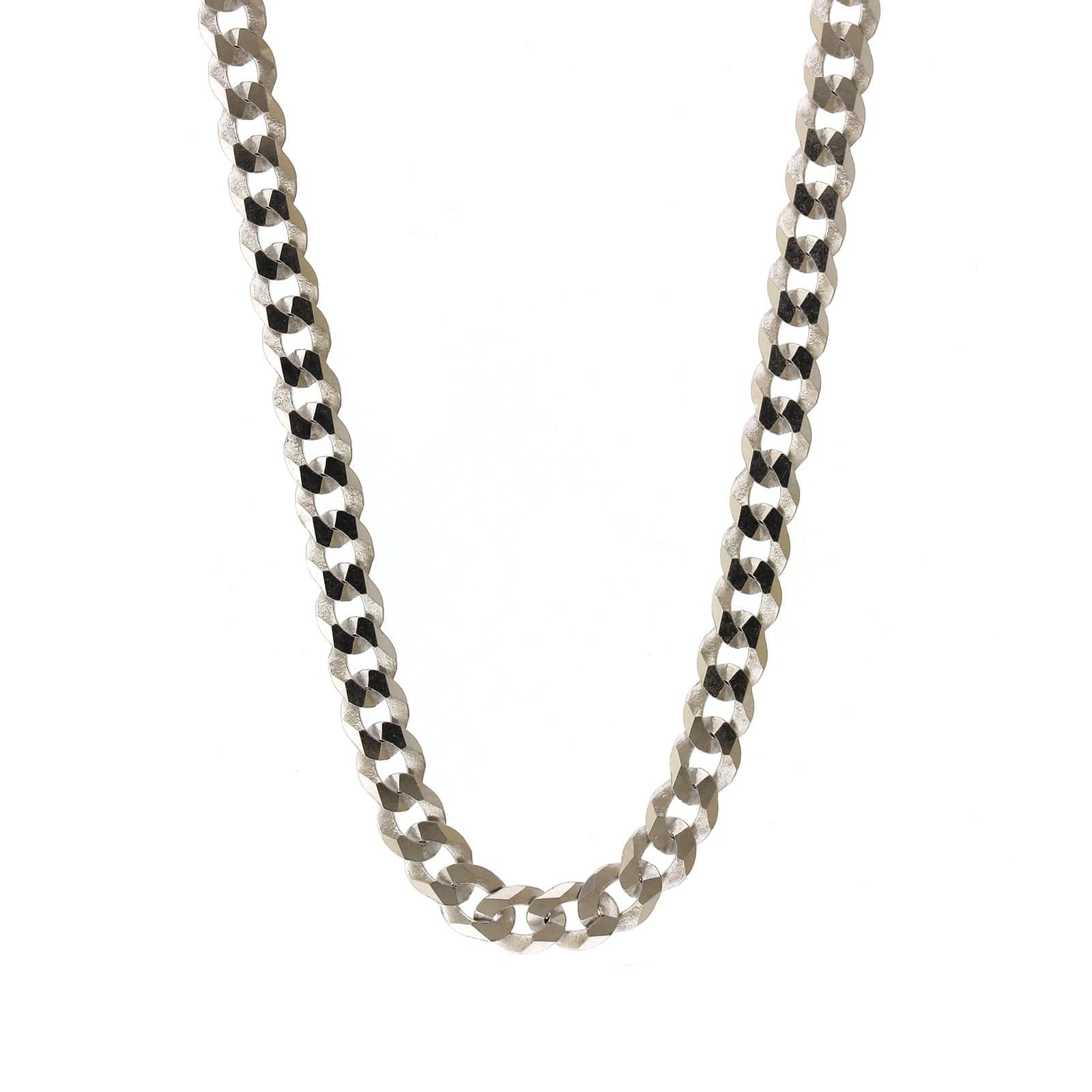 Sterling Silver Curb Chain Necklace