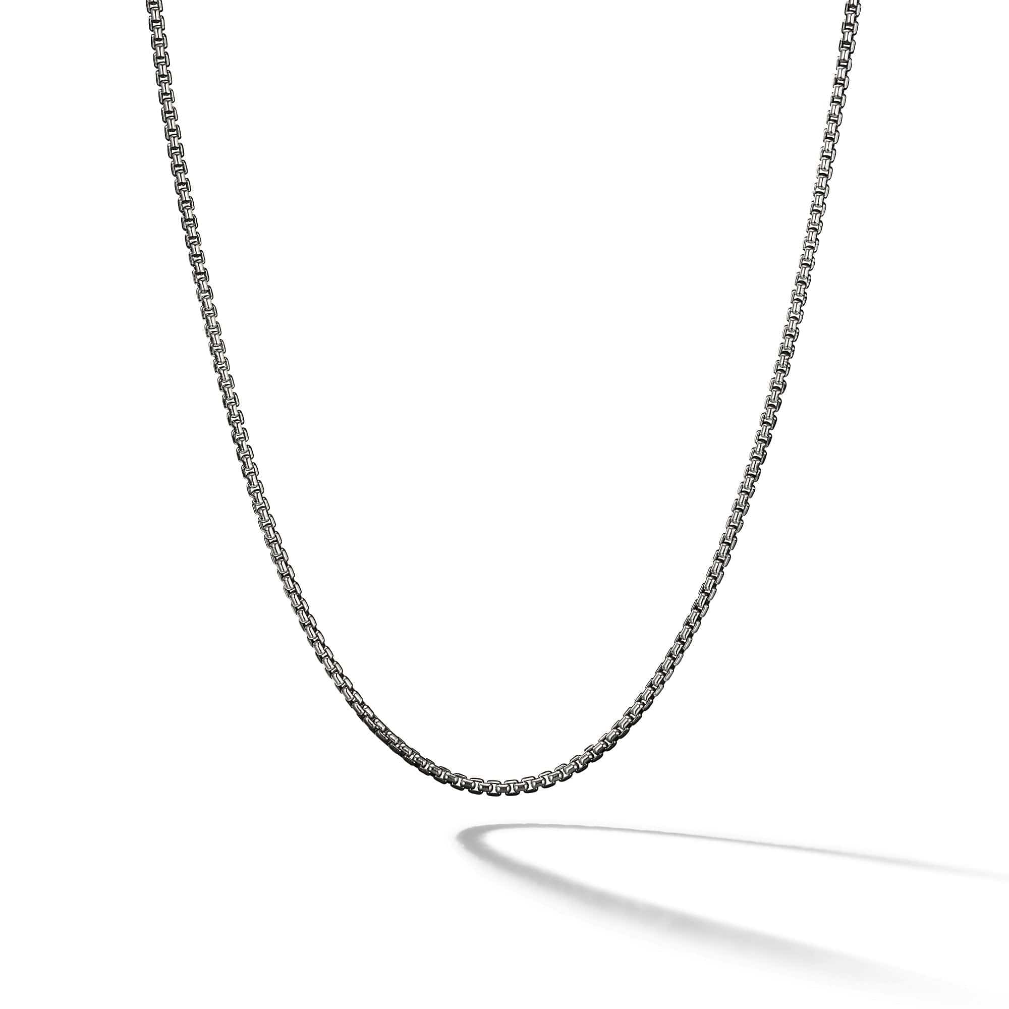 Box Chain Necklace, 1.7mm, Long's Jewelers