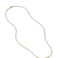 Box Chain Necklace in 18K Gold, 1.7mm, Long's Jewelers
