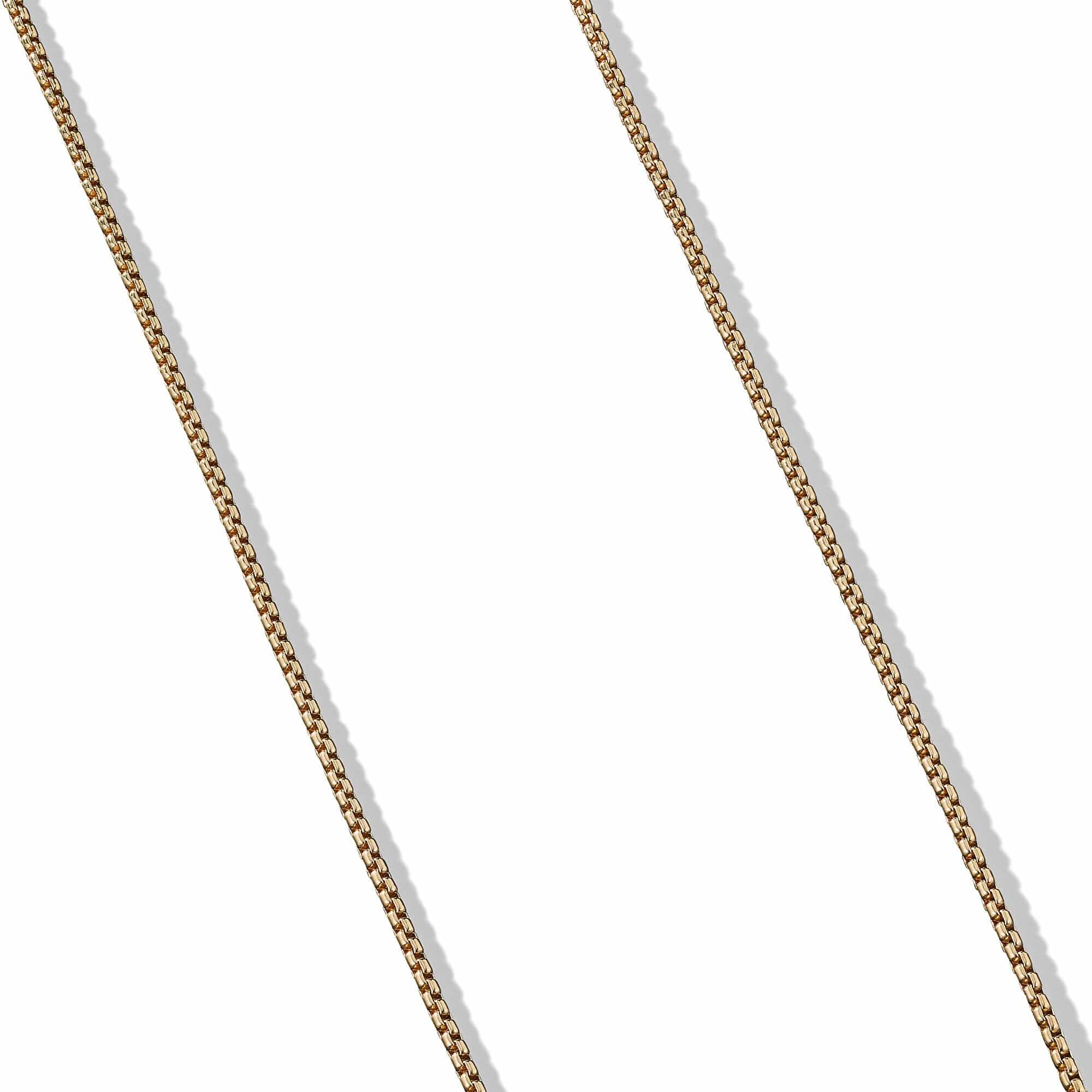 Box Chain Necklace in 18K Gold, 1.7mm, Long's Jewelers