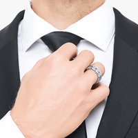 Classic Chain Silver Band Ring