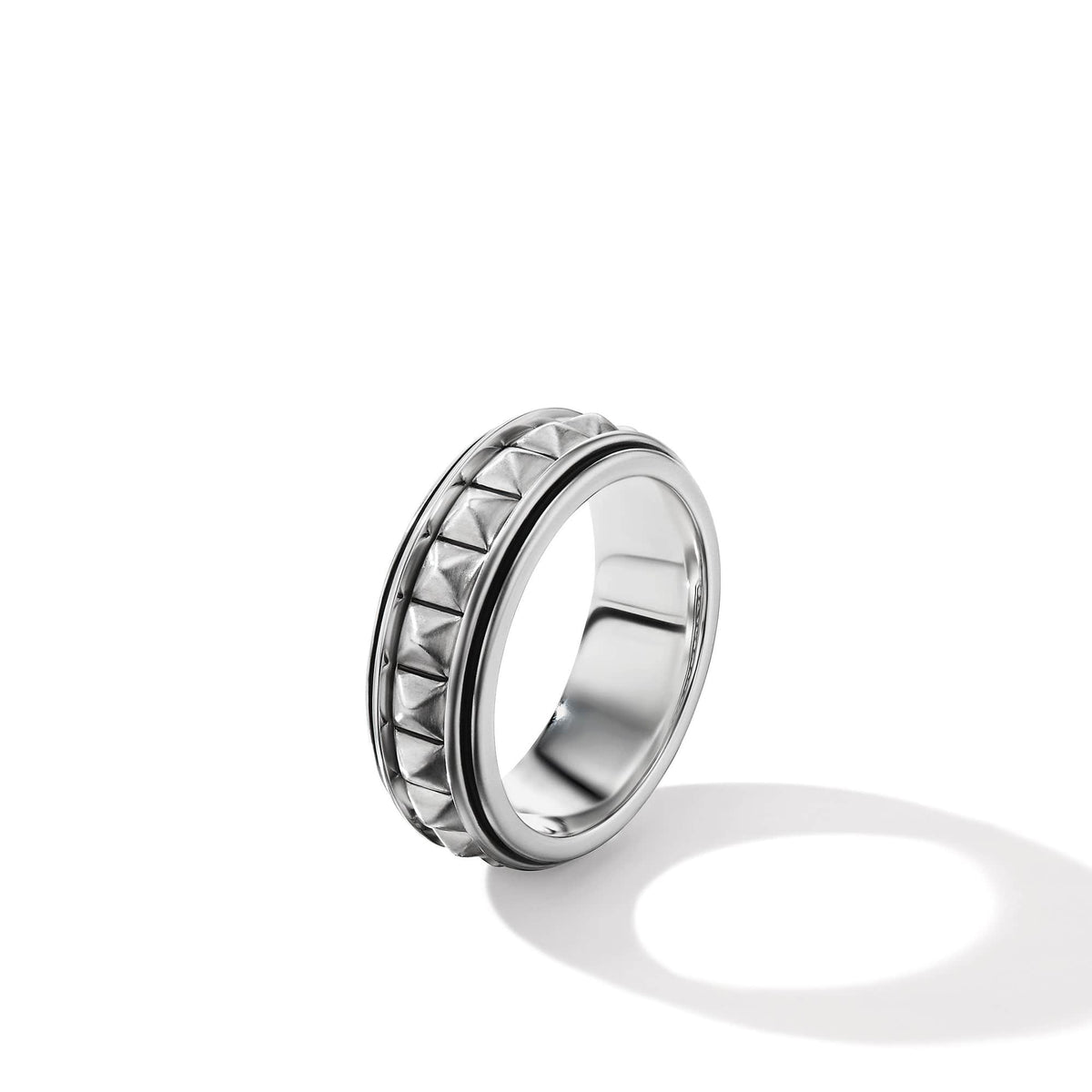 Pyramid Band Ring, Sterling Silver, Long's Jewelers