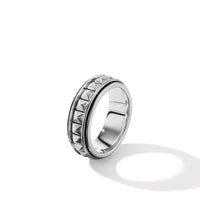 Pyramid Band Ring, Sterling Silver, Long's Jewelers