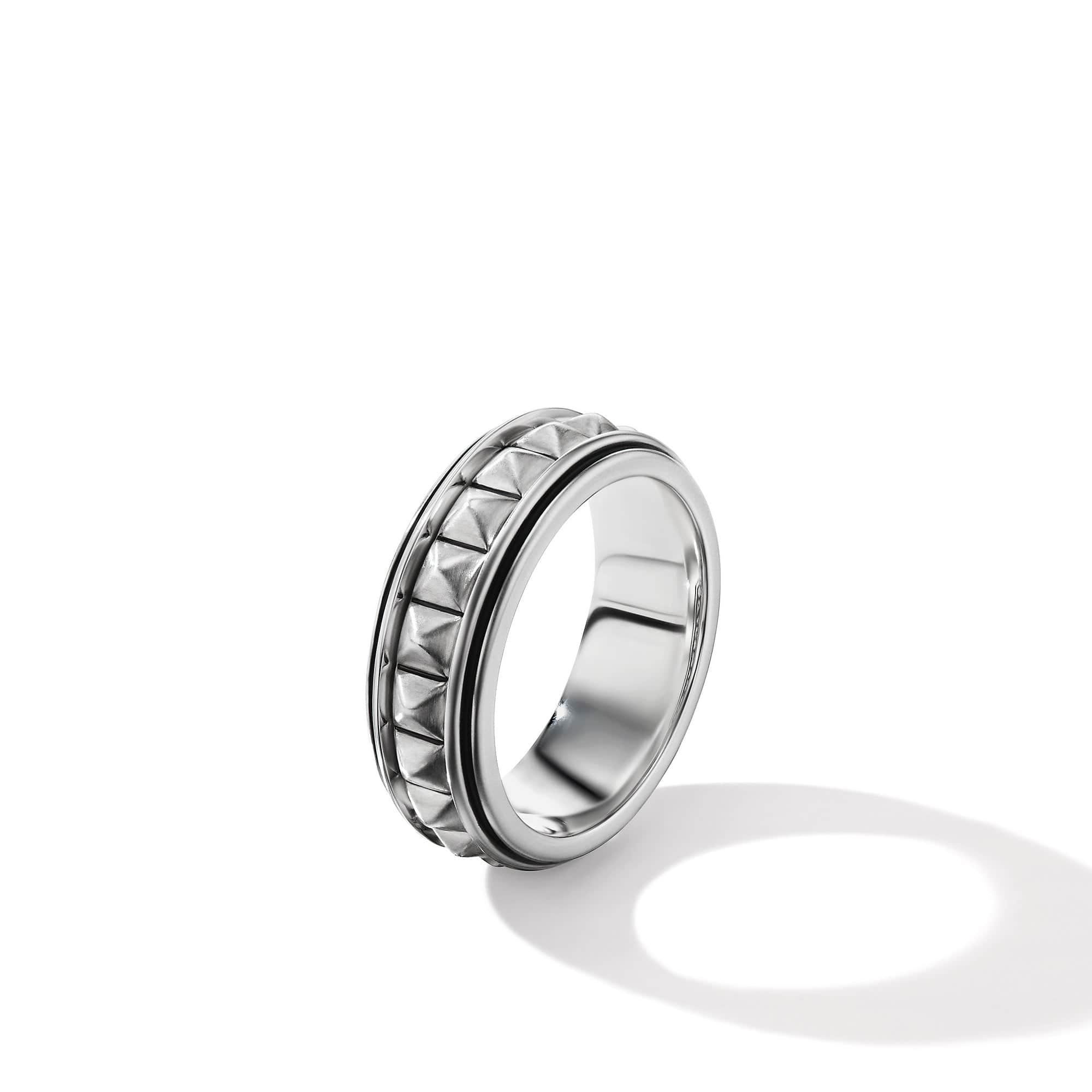 Pyramid Band Ring, Sterling Silver, Long's Jewelers