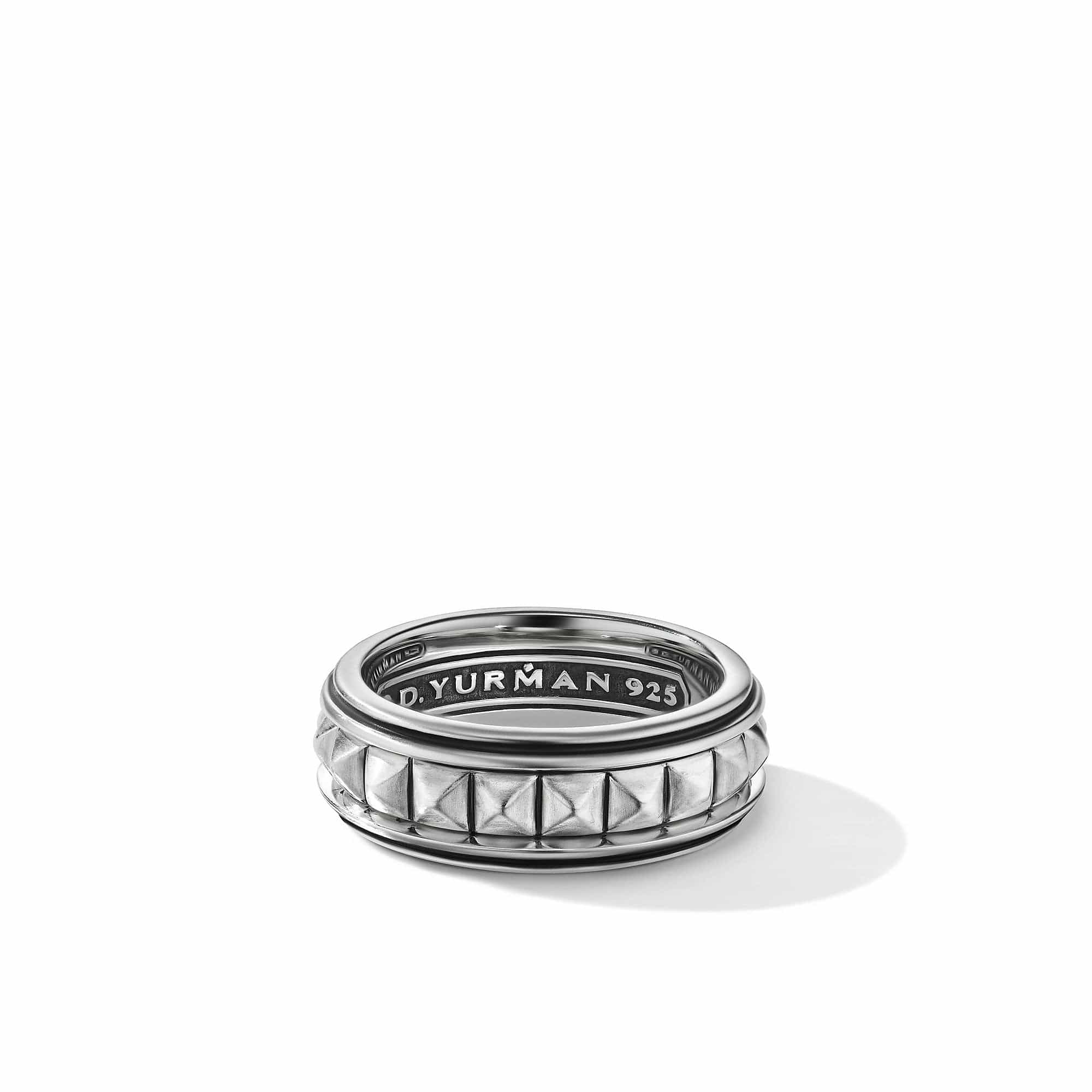 Pyramid Band Ring, Sterling Silver, Long's Jewelers