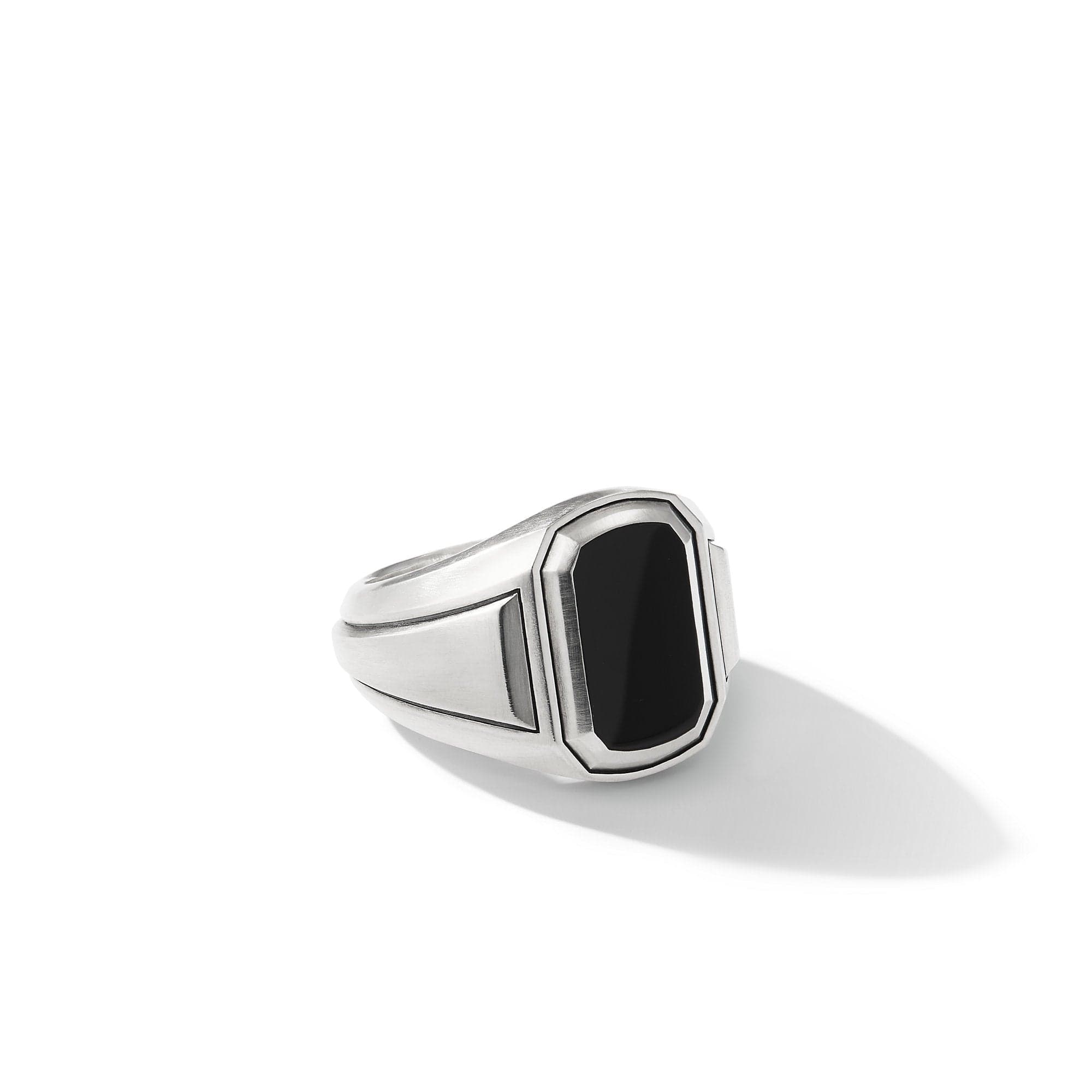 Deco Signet Ring with Black Onyx, Long's Jewelers