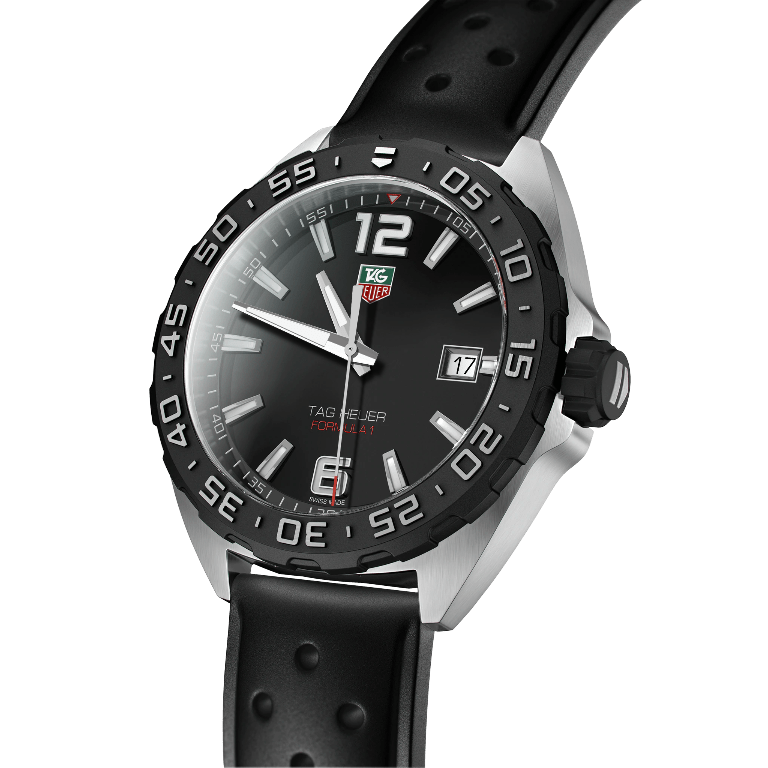 TAG Heuer Formula 1 Quartz Mens Black Rubber Watch