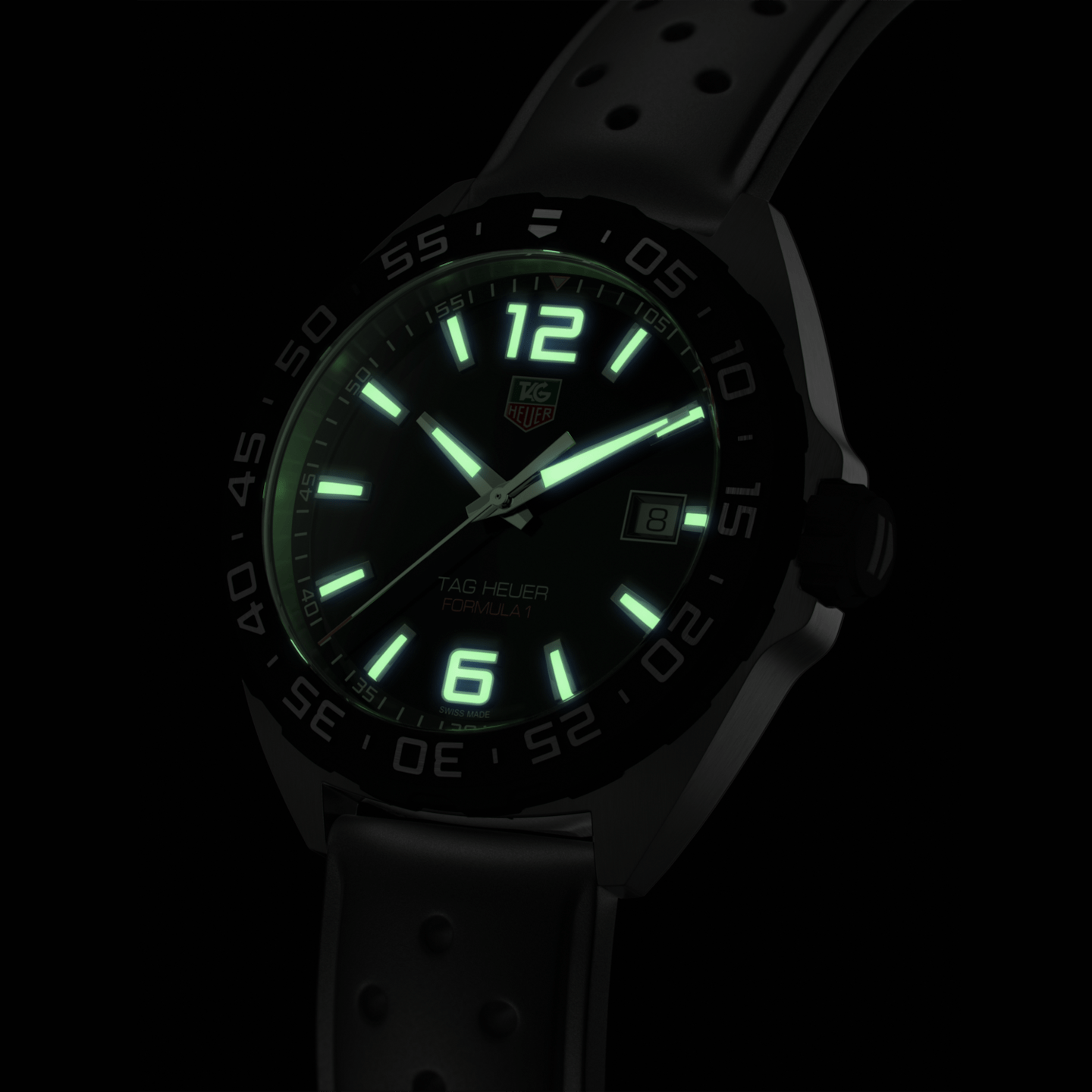 TAG Heuer Formula 1 Quartz Mens Black Rubber Watch