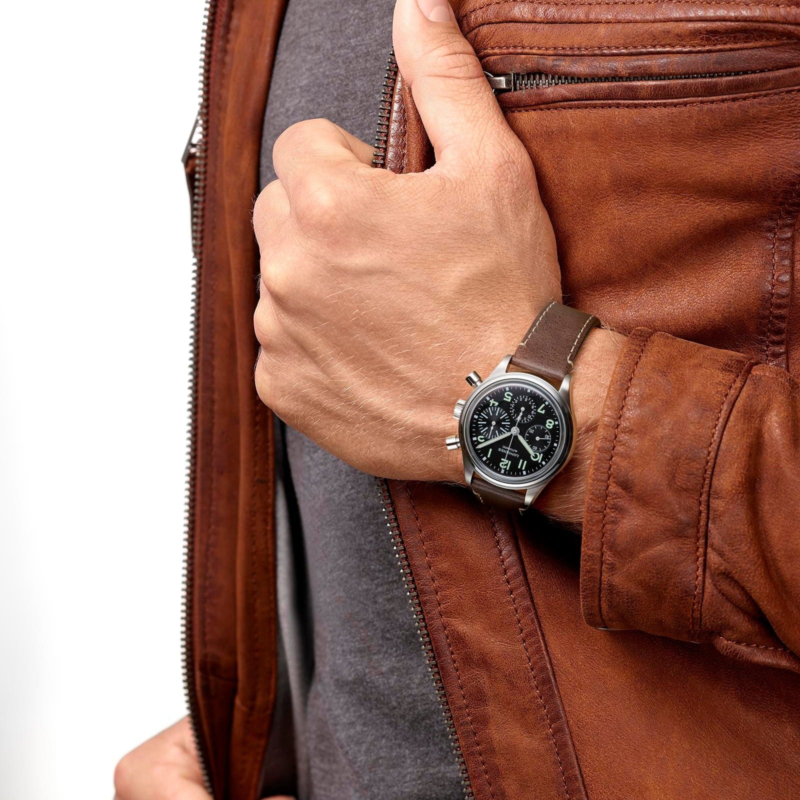 The Longines Avigation BigEye 41mm Chronograph, Long's Jewelers