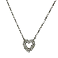 Roberto Coin 18K White Gold Small Diamond Heart Necklace