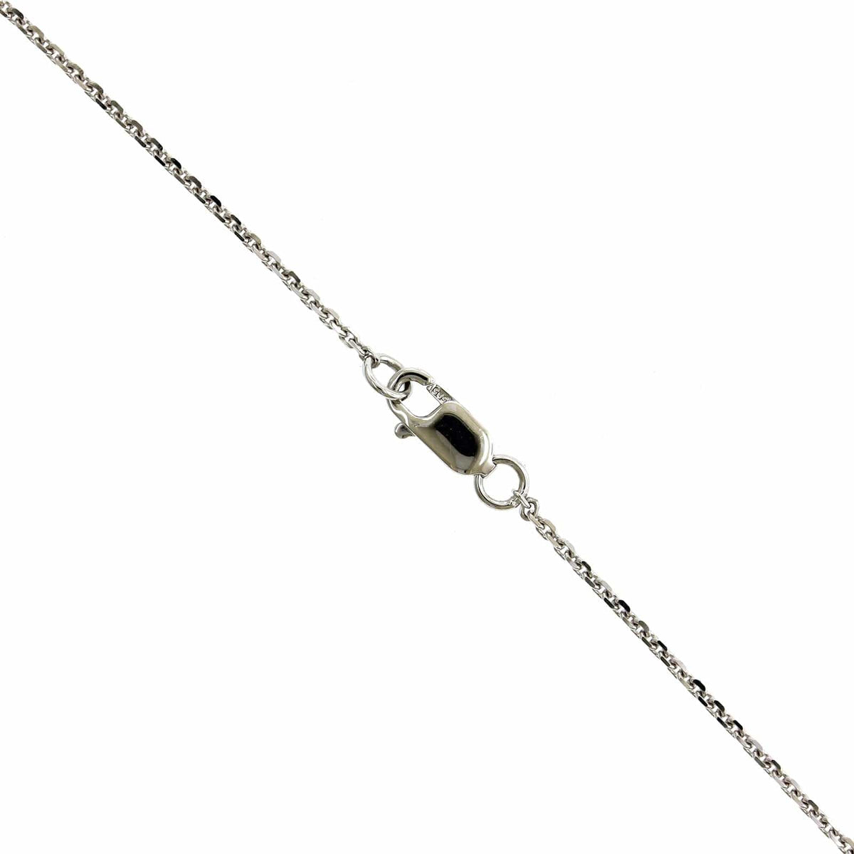 14K White Gold Cluster Diamond Heart Pendant, 14k white gold, Long's Jewelers