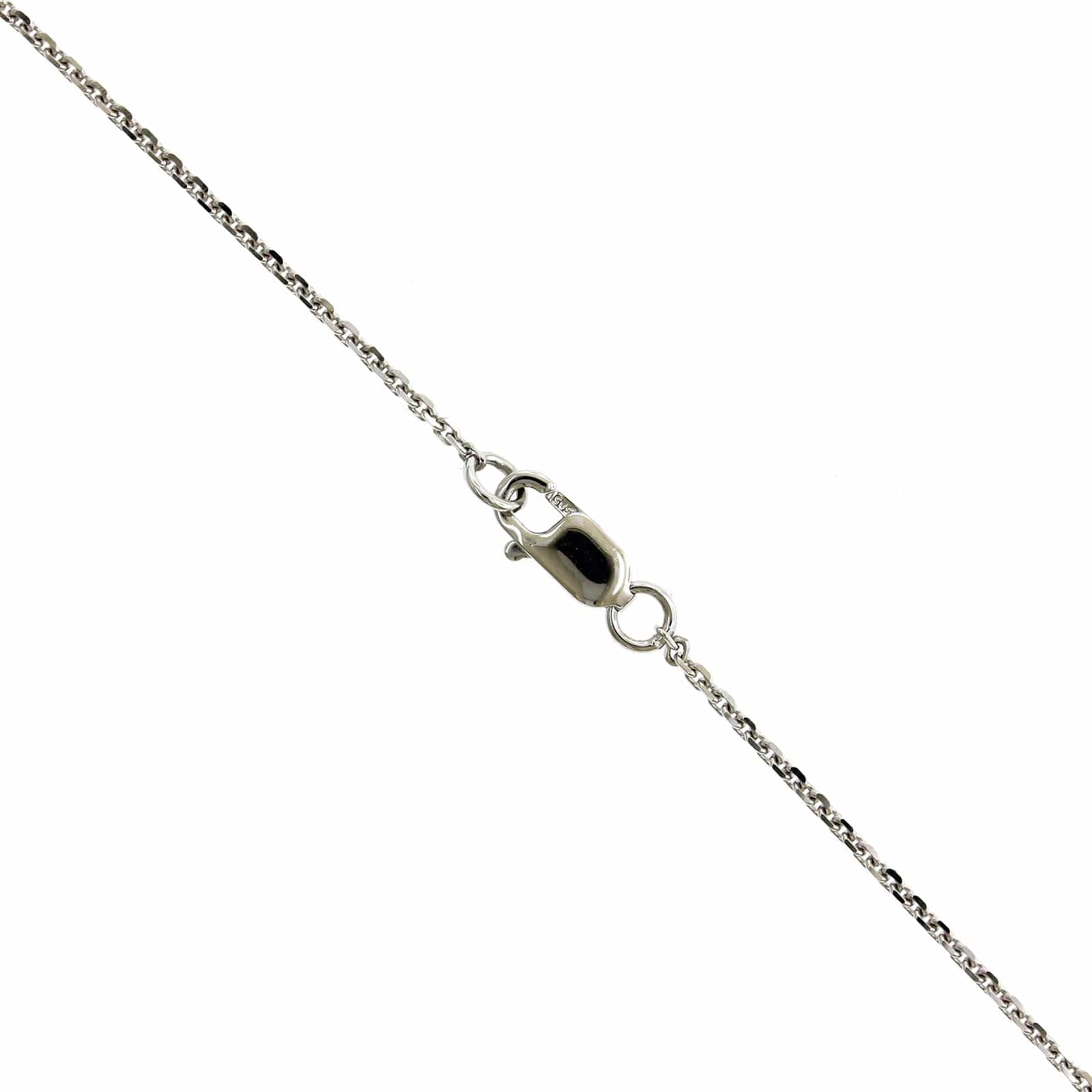 14K White Gold Cluster Diamond Heart Pendant, 14k white gold, Long's Jewelers