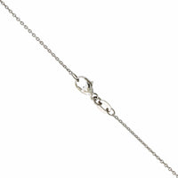 18K White Gold Diamond Heart Necklace, 18k white gold, Long's Jewelers