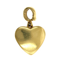 18K Yellow Gold Evil Eye Heart Charm, 18k yellow gold, Long's Jewelers