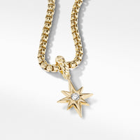 Cable Collectibles® North Star Birthstone Charm in 18K Yellow Gold with Diamond