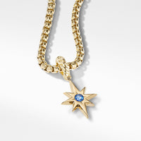 Cable Collectibles® North Star Birthstone Charm in 18K Yellow Gold with Sapphire