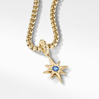 Cable Collectibles® North Star Birthstone Charm in 18K Yellow Gold with Sapphire