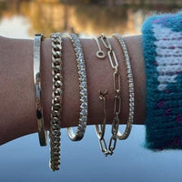 14K Yellow Gold XO Bracelet