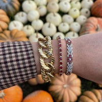 18K White Gold Ruby and Diamond Tennis Bracelet