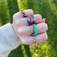 Personalized Eloise Enamel Ring