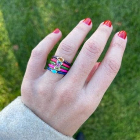 Personalized Quinn Enamel Ring