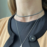Etho Maria Blackened Diamond Collar