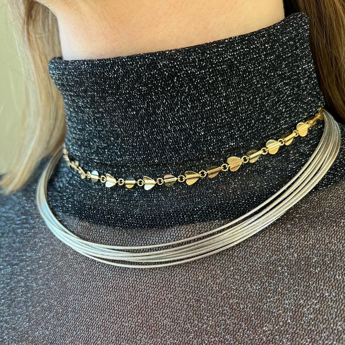 Sterling Silver Multi Spring Necklace